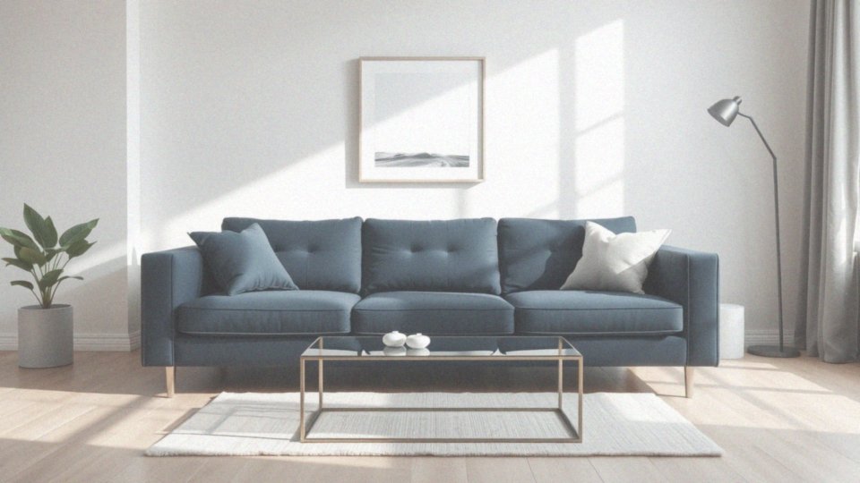 Jak niebieska sofa wpływa na wystrój salonu?