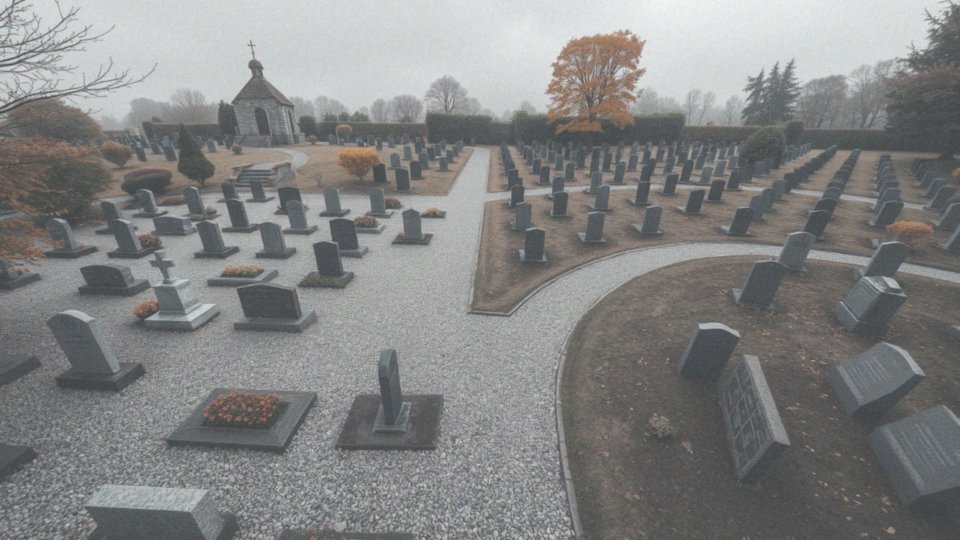 Jakie informacje można znaleźć na szczegółowej mapie cmentarza?
