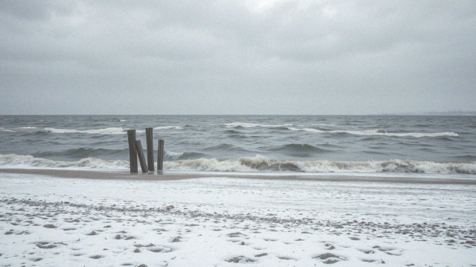 Jakie są minimalne i maksymalne temperatury nad morzem jutro?